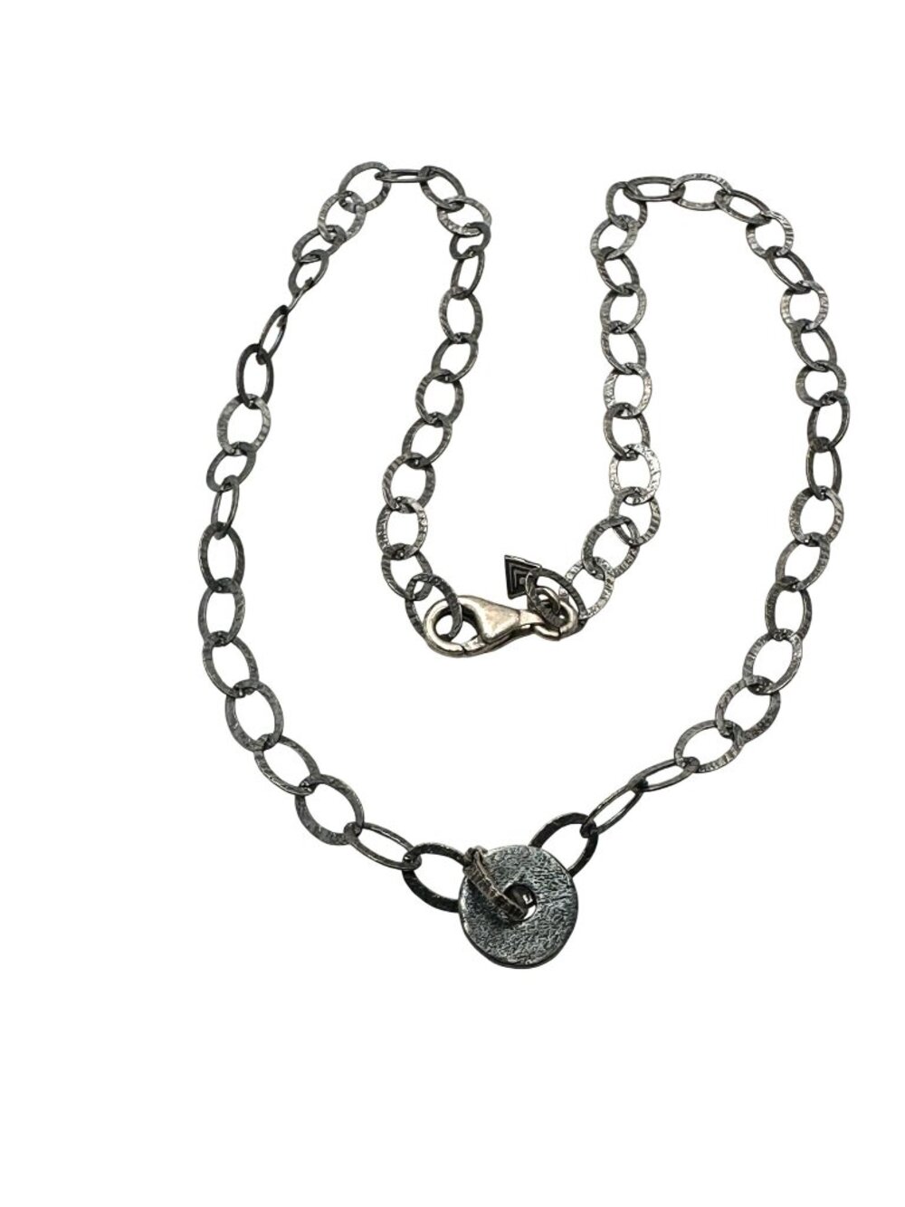 Silpada 925 Sterling Silver Link Pendant Necklace N1665 Retired HTF RARE